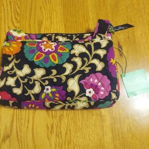 Vera Bradley Women's Floral Wristlet - Black and Multicolor